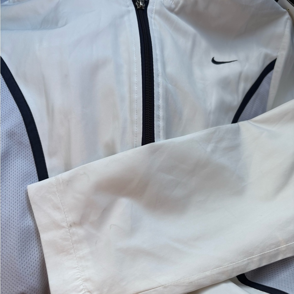 Nike Black and White Zip-Up Jacket